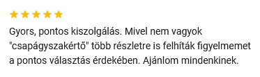 pozitív vélemény