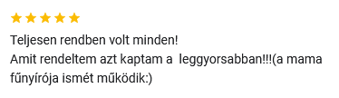 pozitív vélemény